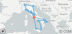  Italian Roundabout Complete End Rome (48 destinations) - 48 destinations 