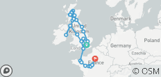  Reino Unido, Irlanda y norte de Francia - 26 destinos 