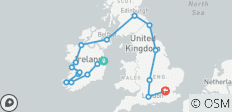  Von der Liffey zur Themse - 17 Destinationen 