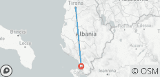  Tirana to Saranda Private Transport - 2 destinations 