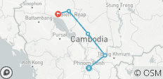  Faszinierende Offroad-Motorradtour von Phnom Penh nach Siem Reap über Kampong Cham, Sambor Prei Kuk - 5 Destinationen 