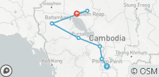  Circuit en moto tout-terrain à Phnom Penh, Kampong Thom, Battambang et Siem Reap - 7 destinations 