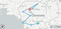  Aventure à moto au Cambodge : de Phnom Penh à Siem Reap en passant par les monts Cardamome et Preah Vihear - 8 destinations 