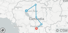  Fesselnde Motorradtour durch Kambodscha von Siem Reap nach Koh Ker, Preah Vihear und Battambang - 5 Destinationen 