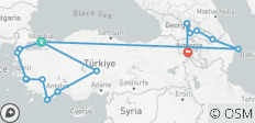  Premium Turkey &amp; the Caucasus (17 destinations) - 17 destinations 