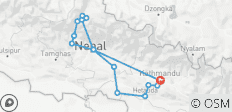  Classic Cycle Tour in Nepal Kathmandu Chitwan Pokhara and Jomsom - 15 destinations 