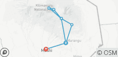  6 días de ascenso al Kilimanjaro por la ruta Marangu - 8 destinos 