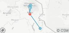  Kilimanjaro Climbing Umbwe Route 7 days - 10 destinations 