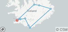  Iceland Circle &amp; Northern Lights - 9 destinations 