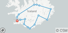  Círculo de Islandia y Aurora Boreal - 16 destinos 