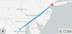  10 Nachten Oostkust van Amerika Treinavontuur - 4 bestemmingen 