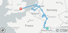  Romantique Rhin et Moselle avec Londres 2026|2027 - 18 jours (from Zurich to Londres) - 19 destinations 