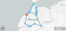 Magisch Marokko vanuit Tanger - 14 dagen - 16 bestemmingen 