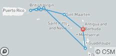  Ontdek de zeileilanden van de Caraïben 2026 - 15 Dagen - 9 bestemmingen 