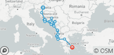  De Zagreb a Atenas: Monasterios y Mediterráneo - 35 destinos 