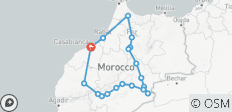  6-Day Private Tour Casablanca to Imperial Cities /Merzouga Desert... - 19 destinations 