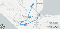  Guatemala Überland in 11 Tagen - 16 Destinationen 