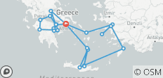  Best of Greece (With 4 Days Cruise, Base U S C A, Premier Cabin) - 24 destinations 