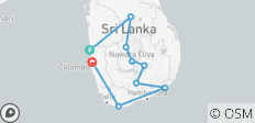  La grande évasion au Sri Lanka - 13 jours | Semi-luxe | 3 - 4 étoiles - 9 destinations 