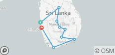  La grande évasion au Sri Lanka - 13 jours | Semi-luxe | 3 - 4 étoiles - 9 destinations 