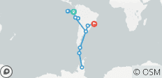  Voyage en Antarctique avec l\'Amérique du Sud et les îles Galápagos Guayaquil → Rio de Janeiro (2026) - 25 destinations 