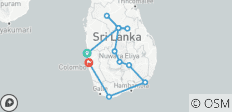  La piste Golden Ceylon - 15 jours | Semi-Luxe | 3 - 4 étoiles - 12 destinations 