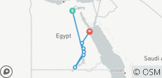  Circuit en Égypte : Le Caire, Louxor, Abou Simbel et la mer Rouge (8 jours) Vols intérieurs aller-retour inclus - 8 destinations 