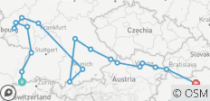  Rhein, Mosel &amp; Donau mit Bayern - 19 Destinationen 