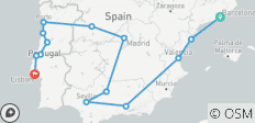  España y Portugal al Descubierto: Viaje en Grupo pequeño - 15 destinos 