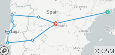  Merveilles de l\'Espagne et du Portugal : Circuit en petit groupe - 12 destinations 