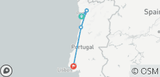  Portuguese Holiday Getaway with Lisbon 2025 - 8 Days (from Porto to Lisbon) - 4 destinations 