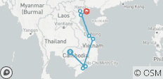  Increíble viaje a Camboya y Vietnam en 17 días - 9 destinos 