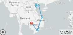  Odisea en Indochina en 17 días - 8 destinos 