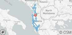  Volledige Albanese ervaring: Een 10-daagse rondreis - 22 bestemmingen 