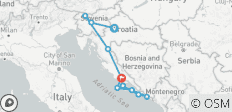  Découvrez la Croatie et la Slovénie par voie terrestre et maritime (pays multiples) - 11 destinations 