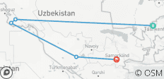  Fix departure TOUR TO UZBEKISTAN - 5 destinations 