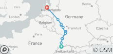  Castles along the Rhine (2026) (Basel to Amsterdam, 2026) - 12 destinations 