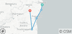  7-daagse spirituele privéreis van Chennai naar Tiruvannamalai - 5 bestemmingen 