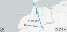  Private 6-Day Tour From Tangier To Marrakech - 8 destinations 