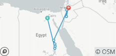  14 jours de luxe en Égypte et Jordanie avec 4 jours de croisière sur le Nil (personnalisable) - 10 destinations 