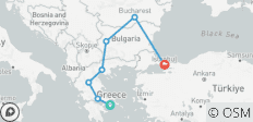  D\'Athènes à Istanbul en passant par Bucarest - À la découverte des anciennes merveilles 1 VOL INCLUS - Circuit en petit groupe - 7 destinations 