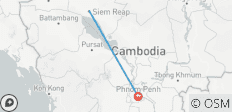  The Ultimate Cambodia: 6 Days Siem Reap to Phnom Penh Journey - 2 destinations 