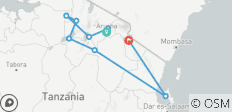  SÉJOUR DE 19 JOURS DANS LES PARCS DU NORD DE LA TANZANIE ET À LA PLAGE DE ZANZIBAR - 9 destinations 