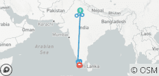  Triangle d\'or et Kerala exotique - 10 destinations 