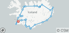  6 jours - Route périphérique de l\'Islande avec entrée au Lagon Bleu - Circuit en petit groupe - 30 destinations 