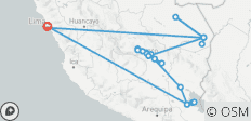  Wonderen van Peru - 13 Dagen - 26 bestemmingen 