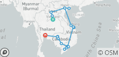  Indochina Ontdekken (Gedeeltelijk Begeleid) - 23 dagen - 22 bestemmingen 