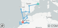 Explore Spain, Portugal and Morocco: Coastal Waves & Desert Dunes