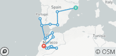 Iconic Spain, Portugal and Morocco: Tasty Tapas & Ancient Medinas