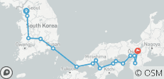  Van Seoul naar Kyoto - 16 bestemmingen 